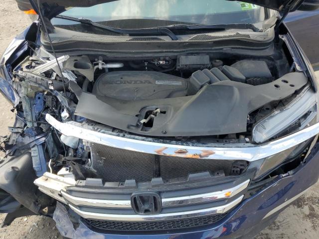 5FNYF6H52HB050836 - 2017 HONDA PILOT EXL BLUE photo 12