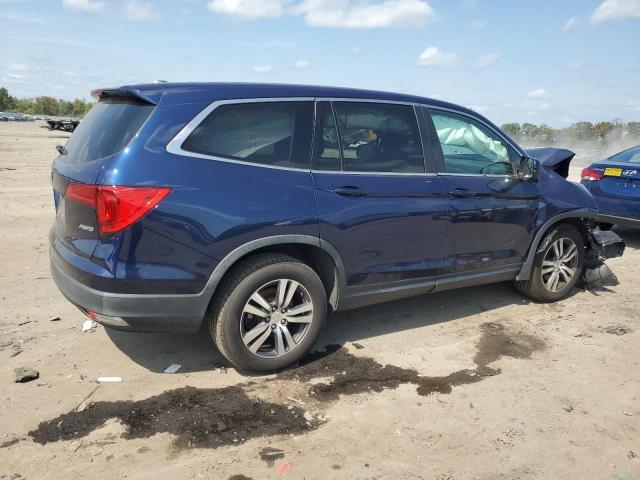 5FNYF6H52HB050836 - 2017 HONDA PILOT EXL BLUE photo 3