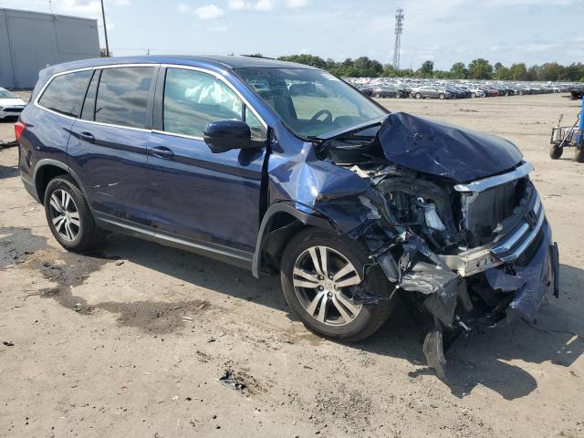 5FNYF6H52HB050836 - 2017 HONDA PILOT EXL BLUE photo 4