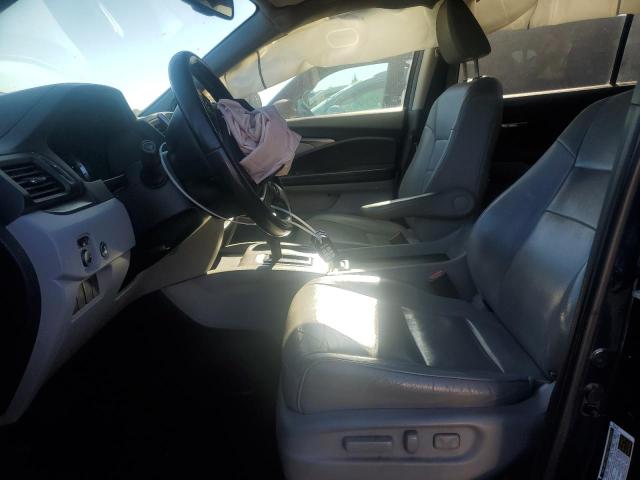 5FNYF6H52HB050836 - 2017 HONDA PILOT EXL BLUE photo 7