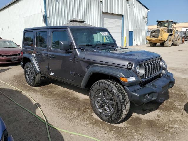 1C4PJXDG3SW565693 - 2025 JEEP WRANGLER SPORT ნაცრისფერი ფოტო 4
