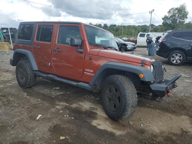 1C4BJWDG8EL218595 - 2014 JEEP WRANGLER U SPORT BROWN photo 4