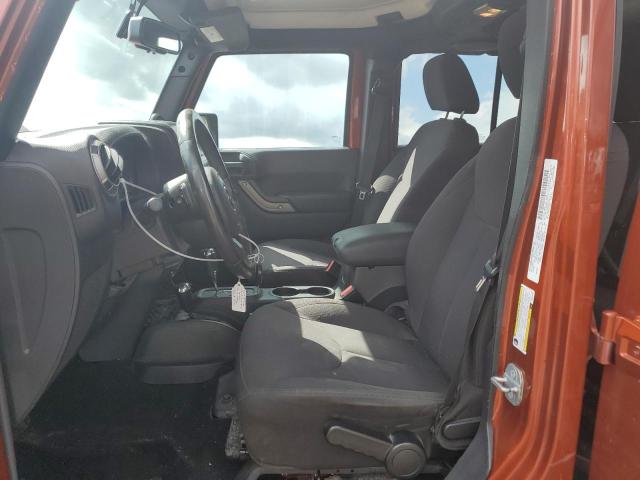 1C4BJWDG8EL218595 - 2014 JEEP WRANGLER U SPORT BROWN photo 7