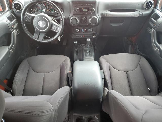 1C4BJWDG8EL218595 - 2014 JEEP WRANGLER U SPORT BROWN photo 8