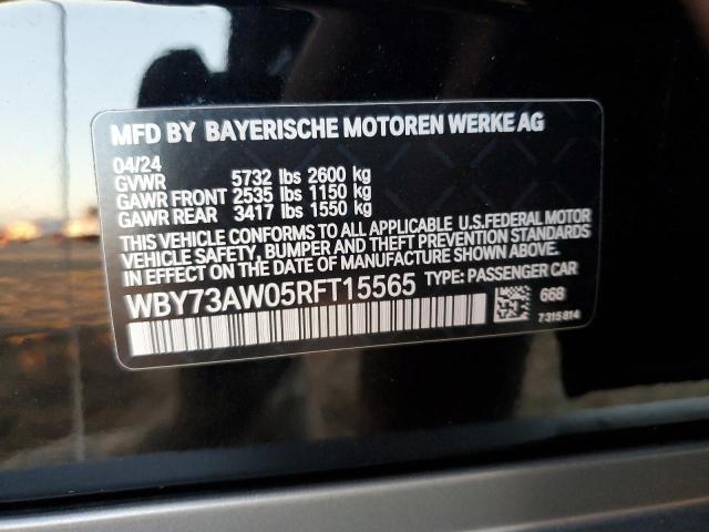 WBY73AW05RFT15565 - 2024 BMW I4 EDRIVE 40 黑色 照片 12