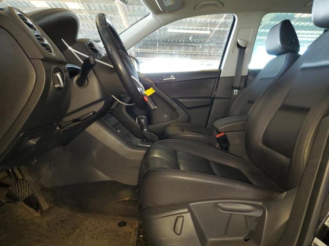 WVGBV7AX5CW571608 - 2012 VOLKSWAGEN TIGUAN S BLACK photo 7