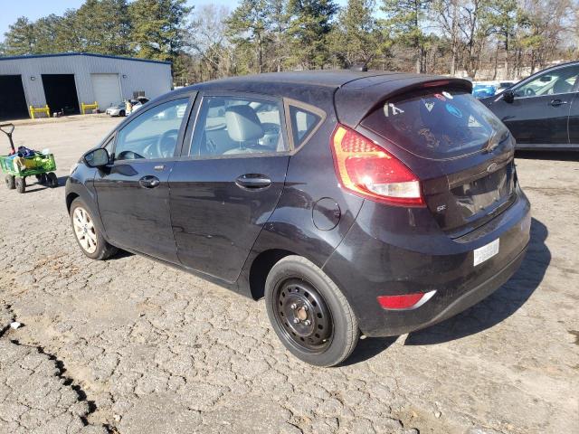 3FADP4EJ2CM156103 - 2012 FORD FIESTA SE BLACK photo 2