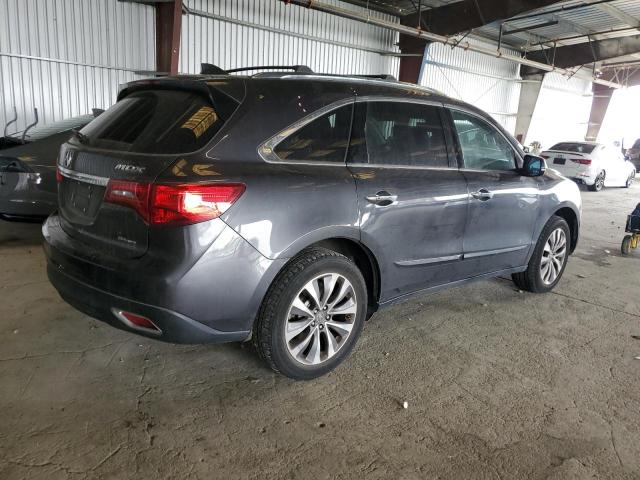 5FRYD4H48GB022490 - 2016 ACURA MDX TECHNOLOGY GRAY photo 3