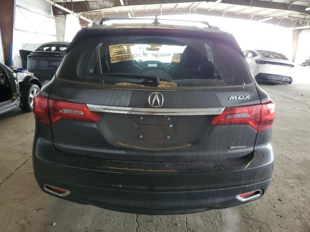 5FRYD4H48GB022490 - 2016 ACURA MDX TECHNOLOGY GRAY photo 6