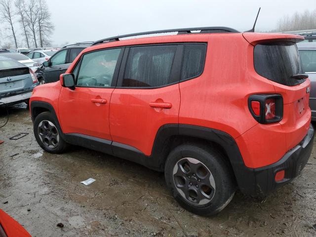 ZACCJABHXJPH75730 - 2018 JEEP RENEGADE LATITUDE RED photo 2