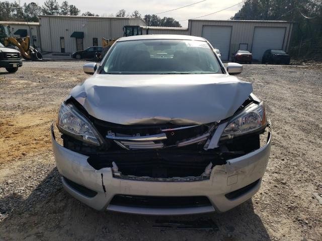 3N1AB7AP0FY226155 - 2015 NISSAN SENTRA S SILVER photo 5