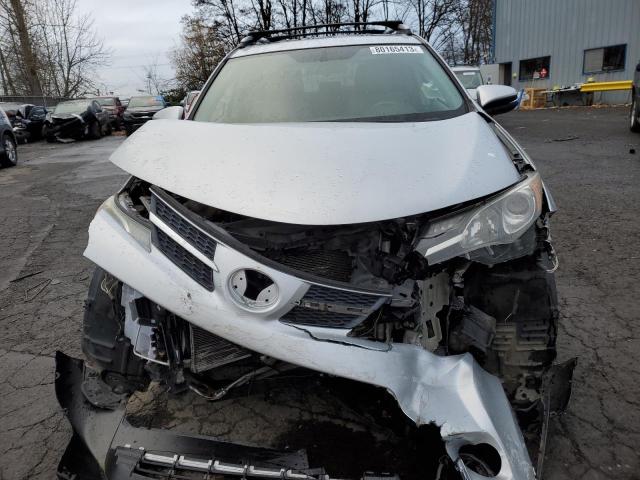 2T3RFREV6DW027431 - 2013 TOYOTA RAV4 XLE SILVER photo 5