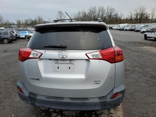 2T3RFREV6DW027431 - 2013 TOYOTA RAV4 XLE SILVER photo 6