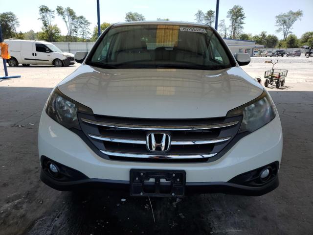 5J6RM3H56EL037504 - 2014 HONDA CR-V EX WHITE photo 5