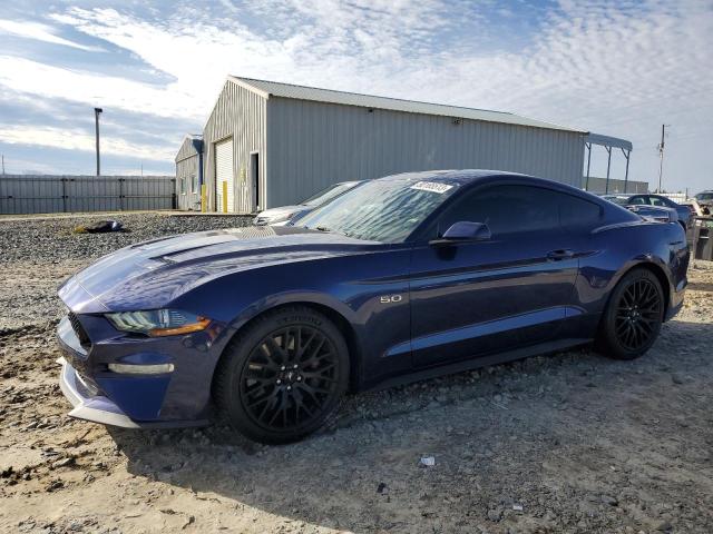 1FA6P8CF4K5146630 - 2019 FORD MUSTANG GT BLUE photo 1