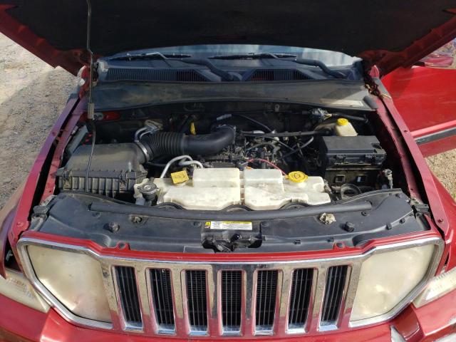 1J8GP28K69W504650 - 2009 JEEP LIBERTY SPORT 红色 照片 12