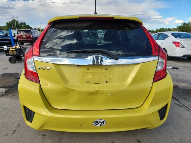 JHMGK5H76GX040056 - 2016 HONDA FIT EX YELLOW photo 6