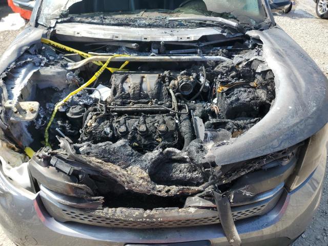 1FM5K8F87EGB97044 - 2014 FORD EXPLORER LIMITED GRAY photo 12