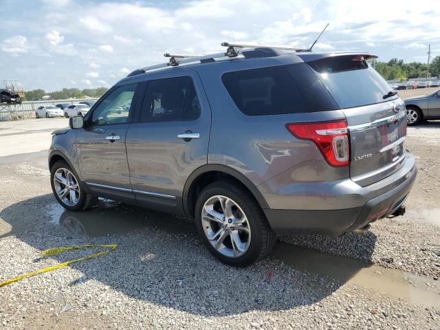 1FM5K8F87EGB97044 - 2014 FORD EXPLORER LIMITED GRAY photo 2