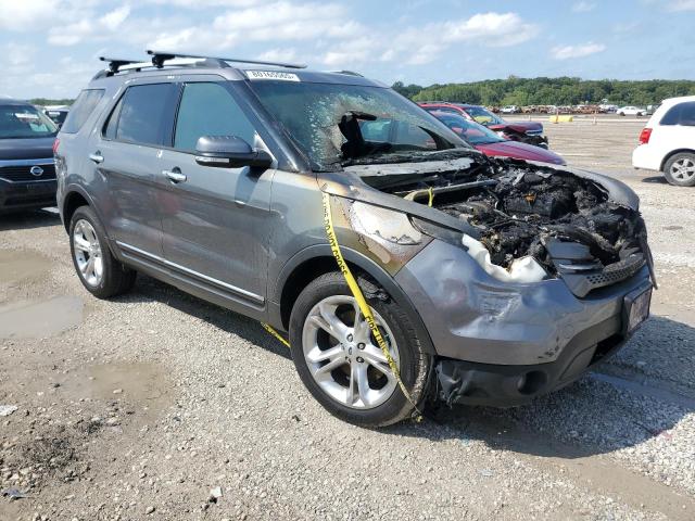 1FM5K8F87EGB97044 - 2014 FORD EXPLORER LIMITED GRAY photo 4