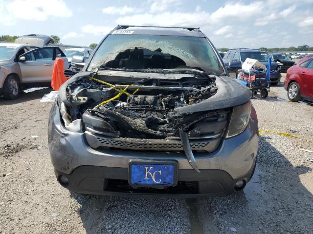 1FM5K8F87EGB97044 - 2014 FORD EXPLORER LIMITED GRAY photo 5