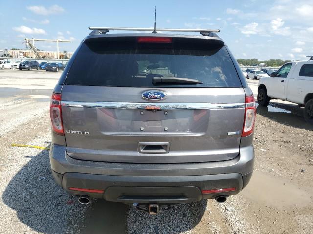 1FM5K8F87EGB97044 - 2014 FORD EXPLORER LIMITED GRAY photo 6