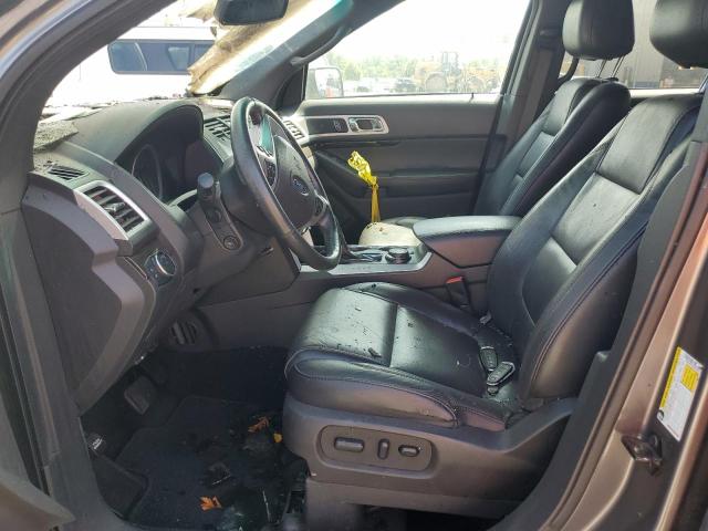 1FM5K8F87EGB97044 - 2014 FORD EXPLORER LIMITED GRAY photo 7