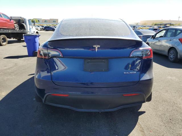7SAYGDEF8NF406574 - 2022 TESLA MODEL Y ლურჯი ფოტო 6