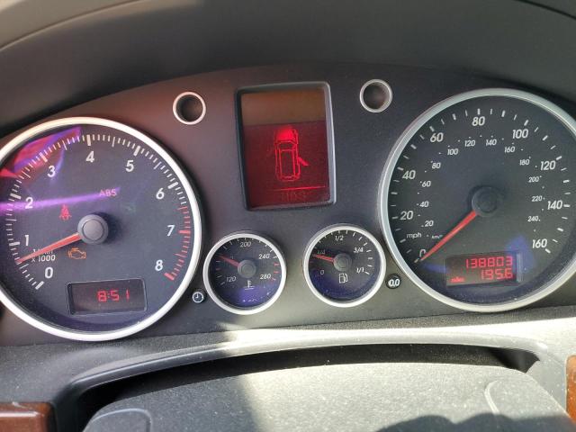 WVGCM77L55D009475 - 2005 VOLKSWAGEN TOUAREG 4.2 BLACK photo 9