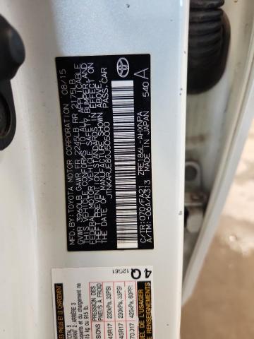 JTNKARJE8GJ505000 - 2016 TOYOTA SCION IM Weiß Foto 12