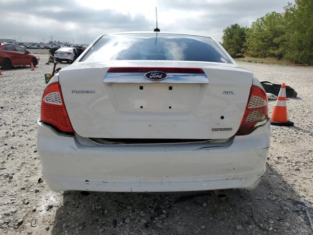 3FAHP0JG7CR266314 - 2012 FORD FUSION SEL WHITE photo 6