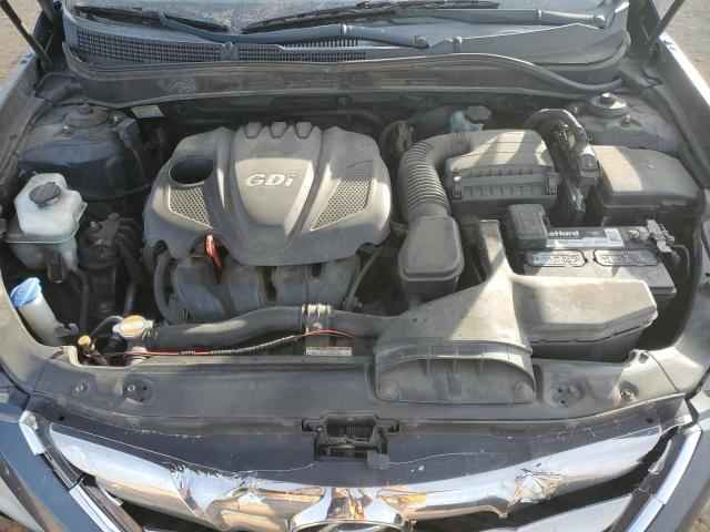 5NPEC4AC8CH484228 - 2012 HYUNDAI SONATA SE GRAY photo 11