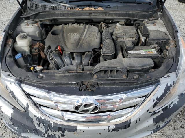 5NPEC4AC0DH578119 - 2013 HYUNDAI SONATA SE SILVER photo 11