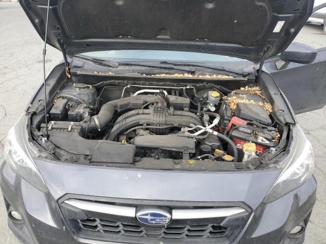 JF2GTABC1JH335923 - 2018 SUBARU CROSSTREK PREMIUM Темно-сірий фото 12