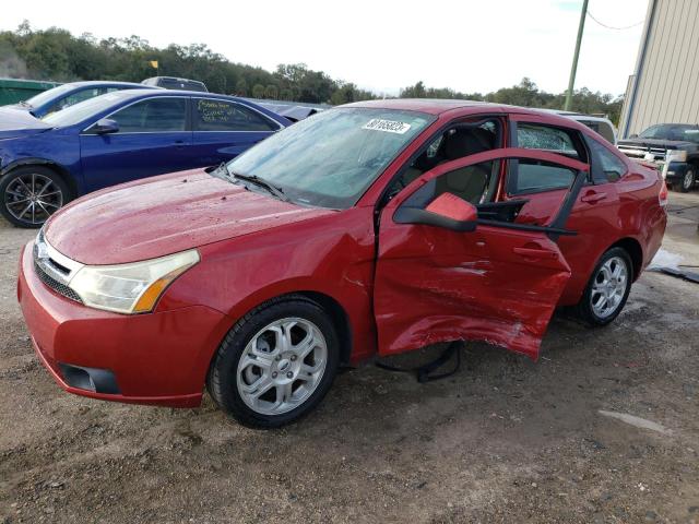 1FAHP36N79W147371 - 2009 FORD FOCUS SES RED photo 1