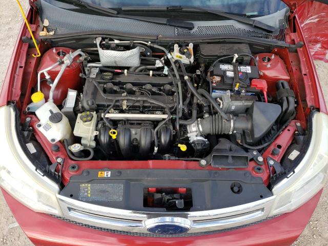 1FAHP36N79W147371 - 2009 FORD FOCUS SES RED photo 11