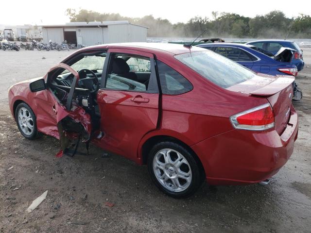 1FAHP36N79W147371 - 2009 FORD FOCUS SES RED photo 2