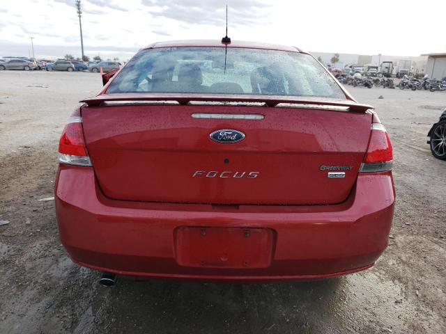 1FAHP36N79W147371 - 2009 FORD FOCUS SES RED photo 6