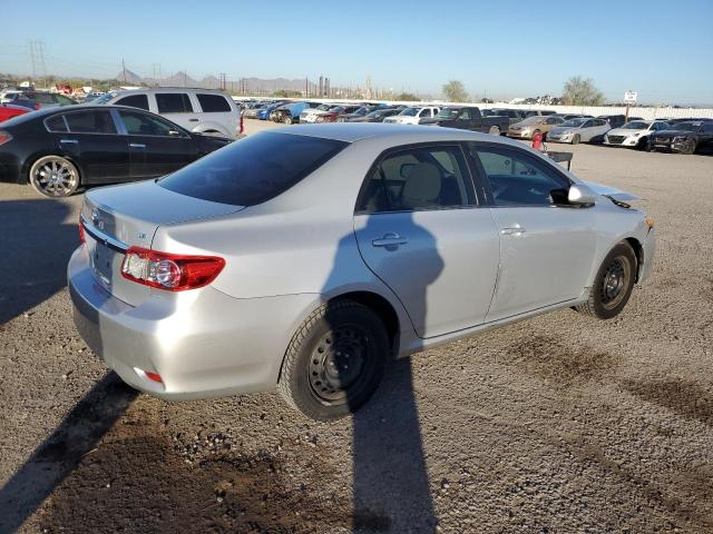 5YFBU4EE5DP095420 - 2013 TOYOTA COROLLA BASE SILVER photo 3