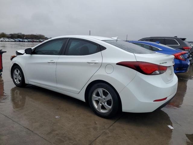 5NPDH4AE4FH652210 - 2015 HYUNDAI ELANTRA SE WHITE photo 2