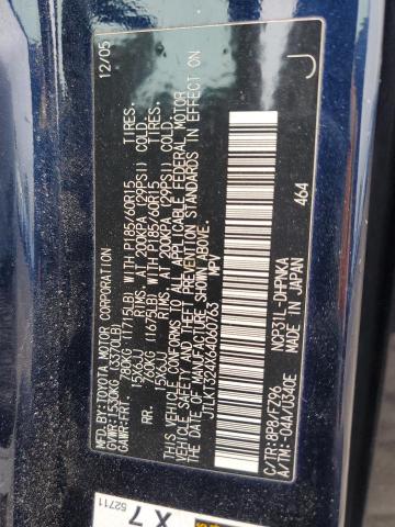 JTLKT324X64060763 - 2006 TOYOTA SCION XB أزرق صورة 13