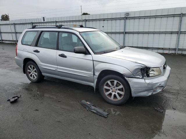JF1SG65665H742907 - 2005 SUBARU FORESTER 2.5XS SILVER photo 4