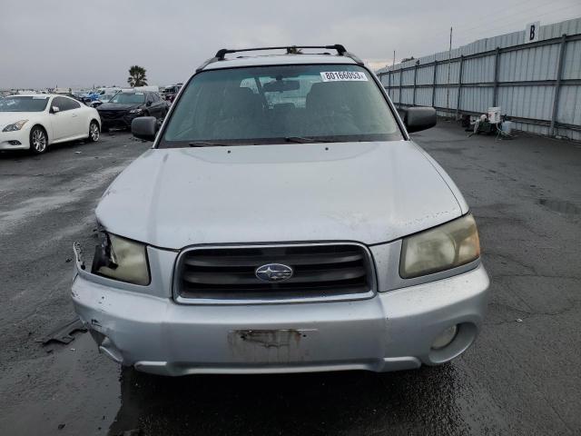 JF1SG65665H742907 - 2005 SUBARU FORESTER 2.5XS ვერცხლისფერი ფოტო 5