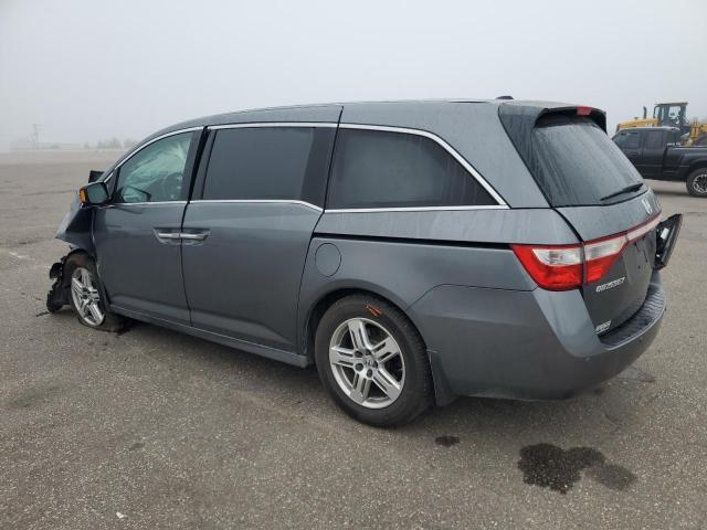 5FNRL5H98CB102215 - 2012 HONDA ODYSSEY TOURING GRAY photo 2