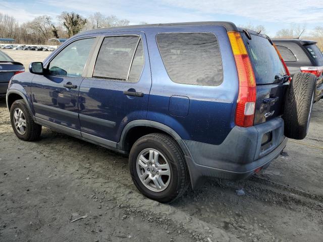 SHSRD78862U012164 - 2002 HONDA CR-V EX BLUE photo 2