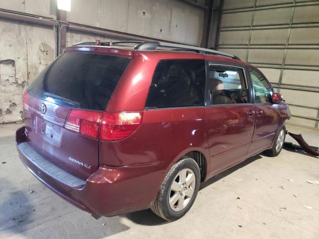 5TDZA22C54S219806 - 2004 TOYOTA SIENNA XLE BURGUNDY photo 3