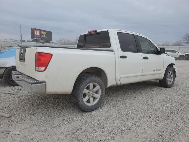 1N6AA0EK8CN312888 - 2012 NISSAN TITAN S WHITE photo 3