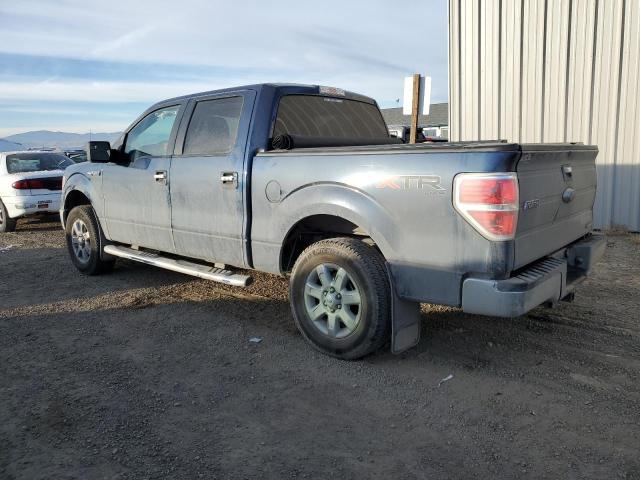 1FTFW1EF5DFC44371 - 2013 FORD F150 SUPERCREW BLUE photo 2