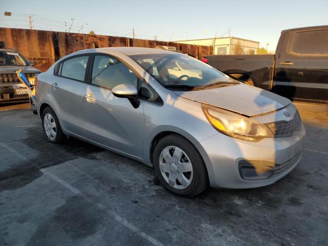 KNADM4A37E6335974 - 2014 KIA RIO LX SILVER photo 4