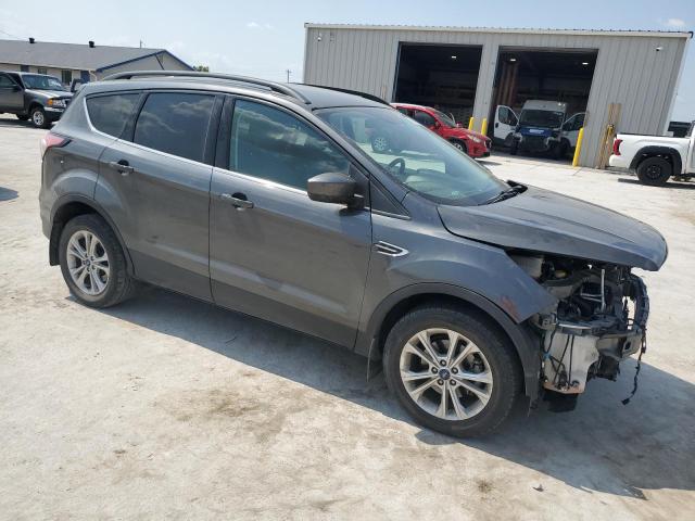 1FMCU0HD2JUB21823 - 2018 FORD ESCAPE SEL GRAY photo 4